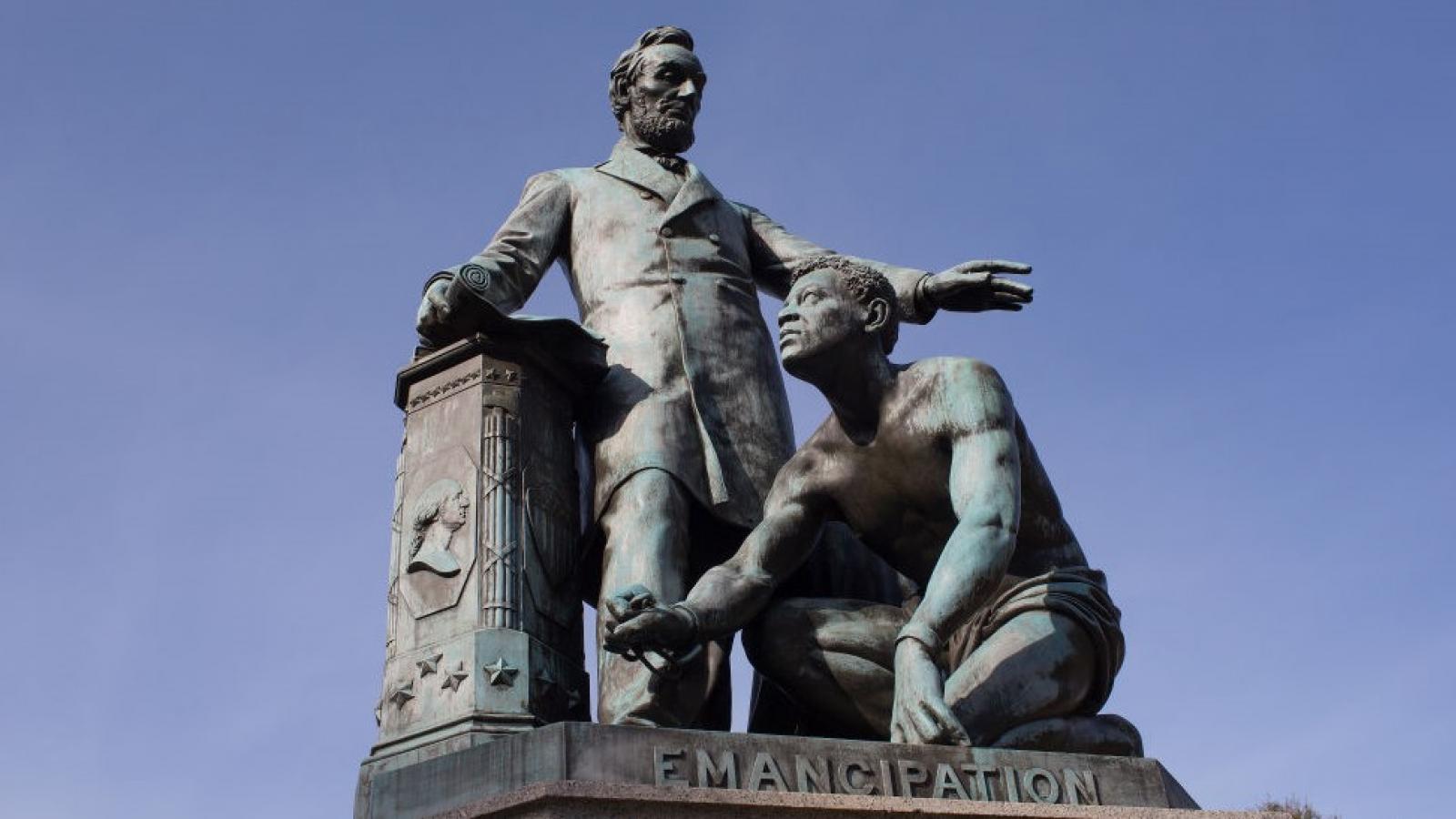 Boston takes down statue of Lincoln freeing a slave Just The News
